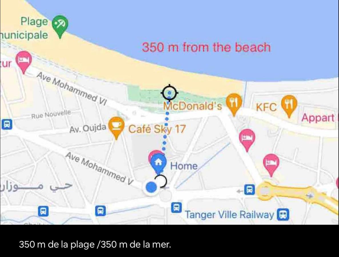 Joli Studio Vue Sur Mer - Gare Tgv แทนเจียร์ ภายนอก รูปภาพ